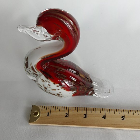 Vintage Murano Glass Uranium Duck/Goose RARE in Excellent Condition - Picture 9 of 10